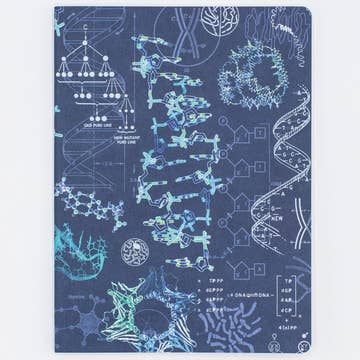 Genetics & DNA Softcover Notebook | Dot Grid