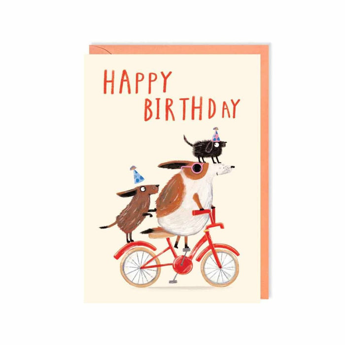 Map Dogs Birthday Bike