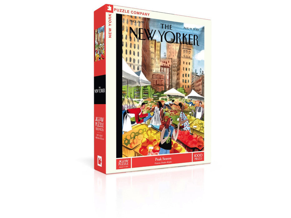 New York Puzzle Company Peak Season 1000 Stücke | New Yorker Cover