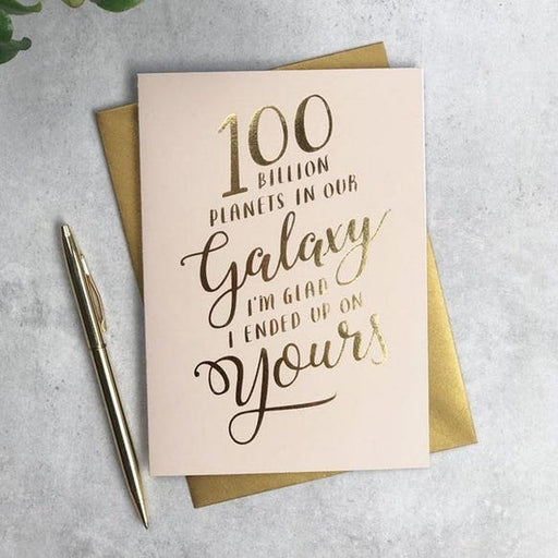 Kaart 100 Billion Planets In Our Galaxy Krossproducts | De online winkel voor hebbedingetjes