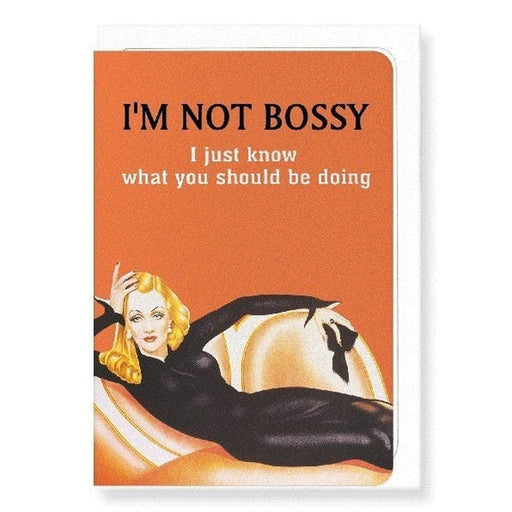 Kaart I'm Not Bossy Krossproducts | De online winkel voor hebbedingetjes