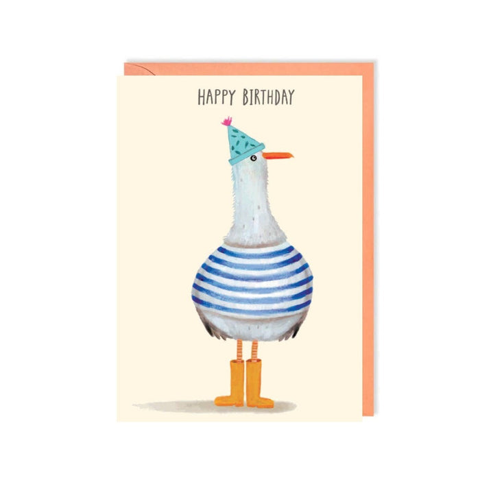 Karte alles Gute zum Geburtstag Seagull