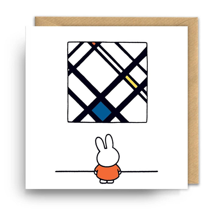 Karte Miffy Mondriaan