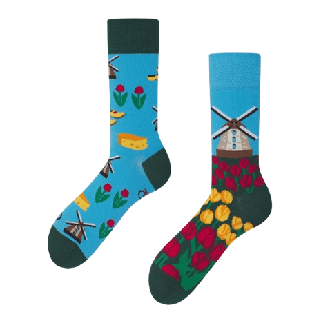 Viele Morgen Socken Niederländische Tulpen