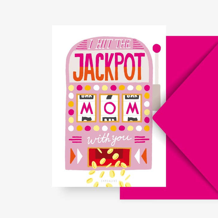 Karte Jackpot Mom | Umschlag