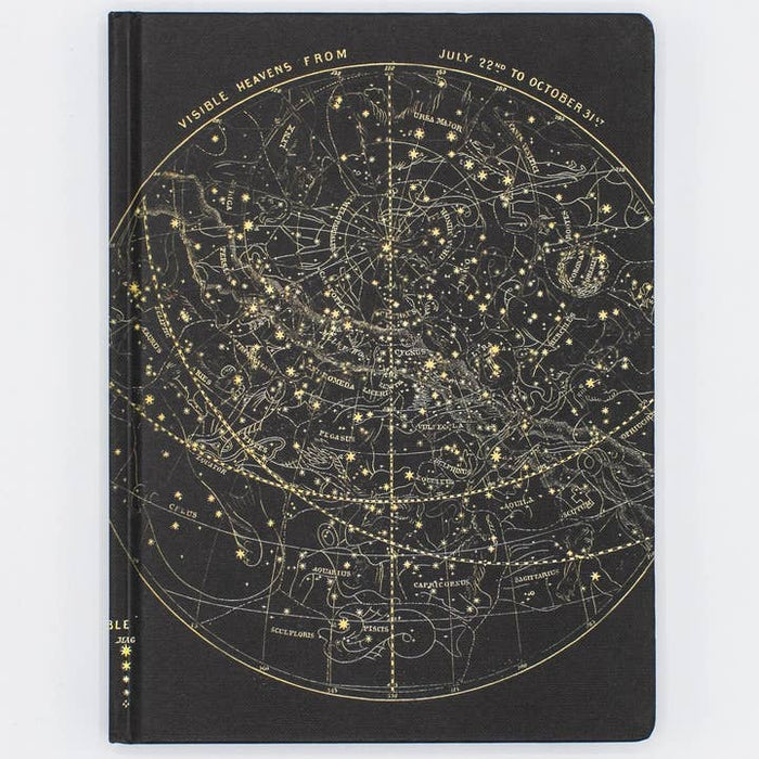 Astronomy Star Diagramm Hardcover Notebook - Gefütterte/Grid -Seiten