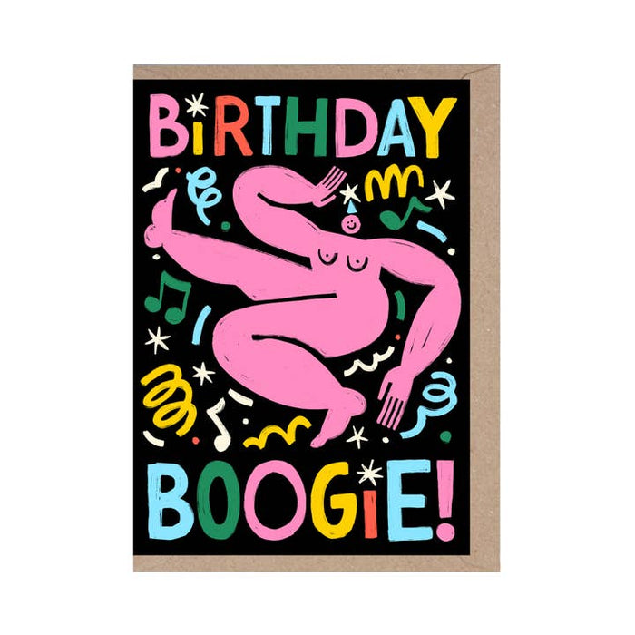 Karte Geburtstag Boogie!