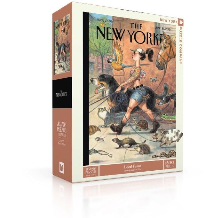 New York Puzzle Company Lokale Fauna -Puzzle 1500 Stücke