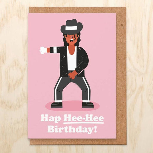 Kaart Hap-Hee Hee Birthday | Michael Jackson Krossproducts | De online winkel voor hebbedingetjes