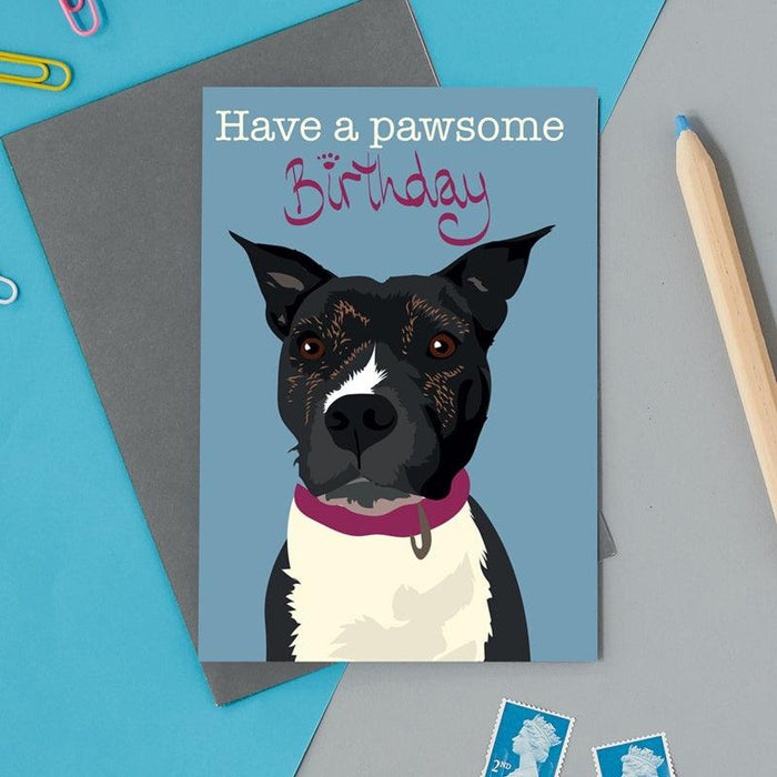 Kaart Have a Pawsome Birthday Krossproducts | De online winkel voor hebbedingetjes