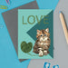 Kaart Love | Kitten Krossproducts | De online winkel voor hebbedingetjes