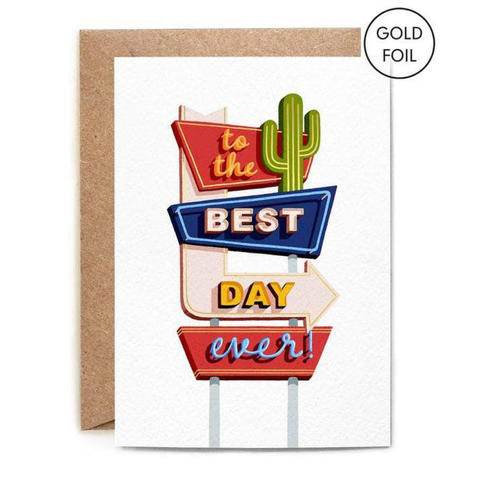 Kaart The Best Day Ever Krossproducts | De online winkel voor hebbedingetjes